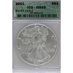 2001 American Silver Eagle