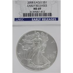 2008 American Silver Eagle