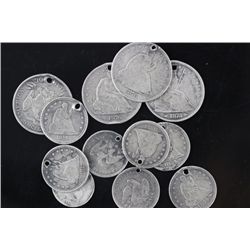 Lot of 12 Silver Coins
