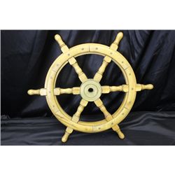 Wooden Ship Wheel
