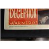 Image 2 : Vintage 1946 Movie Print "Deception"