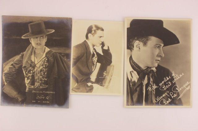 Actor Photos Douglas Fairbanks & Rod La Rocque