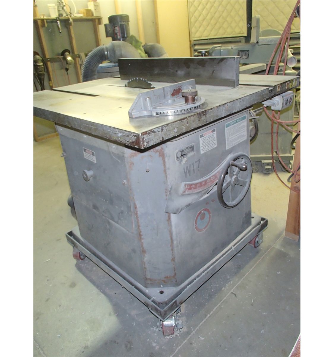 Northfield #4 Industrial Tilting Table Arbor Saw with Dust Collection ...