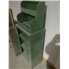 Image 2 : (2) Green Wooden Shelving Units