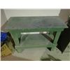 Image 1 : Green Wooden Work Bench