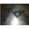 Image 2 : Lot of  Triangle Tie Down Pieces  -  1-1/2" x 3-1/4" x 5-1/4"