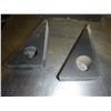 Image 2 : Lot of  Triangle Tie Down Pieces  -  1-1/2" x 3-1/4" x 5-1/2"