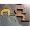 Image 1 : Lot (3) C-Clamps, open to 5" Capacity