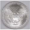 Image 2 : 2007 AMERICAN SILVER EAGLE, GEM BU, RIGHT FROM THE MINT TUBE,