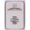 Image 1 : 1944-D MERCURY DIME, NGC MS-66 FB