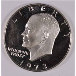 1973-S EISENHOWER DOLLAR, GEM PROOF!