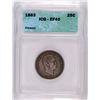 Image 1 : 1883 HAWAII QUARTER ICG EF 40