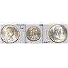Image 3 : (3) 1948-P QUARTER, 1948 (P,D) HALF DOLLAR MS-63+