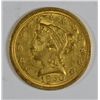 Image 1 : 1850-O $2.50  DOLLAR GOLD AU55 SCARCE!