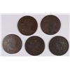 Image 1 : (5) DIFFERENT DATED LAGRE CENTS (01, 02, 03, 07, 17)