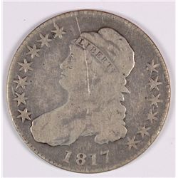 1817 BUST HALF DOLLAR G/VG