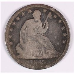1845-O SEATED HALF DOLLAR GOOD