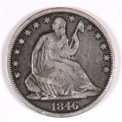 1846 SEATED HALF DOLLAR FINE+
