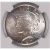 Image 2 : 1927-S PEACE SILVER DOLLAR, NGC MS-64 BEAUTIFUL KEY COIN!