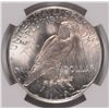 Image 3 : 1927-S PEACE SILVER DOLLAR, NGC MS-64 BEAUTIFUL KEY COIN!