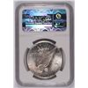 Image 4 : 1927-S PEACE SILVER DOLLAR, NGC MS-64 BEAUTIFUL KEY COIN!