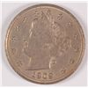 Image 1 : 1909 LIBERTY NICKEL, AU-55   SCARCE!