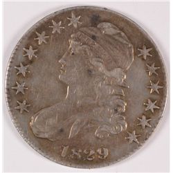 1829 BUST HALF DOLLAR, NICE XF