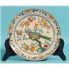 Image 2 : Two polychrome earthenware plates, Bird decor, Makkum, ca. 1920, diam. 24 cm. …