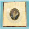 Image 2 : Three miniatures, colored-in engravings, Portraits, dim. resp. 15 x 13 cm., 11,5 x 10,5 cm. and 9…