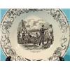 Image 2 : Two earthenware plates, Battles of Napoleon, diam. 22 cm. …