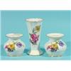 Image 1 : Lot Royal Tettau Porcelain, comprising: 2 candleholders and a vase (3x)…