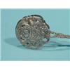 Image 3 : Two silver petit-four slices, rose decor…