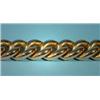 Image 1 : Gold link bracelet, 18 Kt, wt. 35 gr., l. 18 cm. and a separate link…