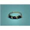 Image 1 : Gold ring with onyx, 14 Kt, ring size 16…