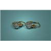 Image 1 : Pair of antique diamonds earrings…
