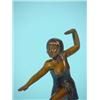 Image 2 : Bronze Art Deco sculpture, Dancer Mara, ca. 1930, on black marble base, h. incl. base 18 cm.…