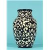 Image 1 : Earthenware vase, black-white, maker's mark Vordamm, m/s, h. 24 cm. …