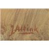 Image 3 : Altink, J. (1885-1971), gouache, Haddingestraat in Groningen, signed b.l., dim. 64 x 48 cm.…