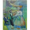 Image 1 : Rousseau, C. (born 1941), gouache, Carnival, signed and dated b.r. '75, dim. 52 x 43 cm. …