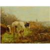Image 2 : Bouter, C. (1888-1966), canvas, Cows near ditch, signed b.l. C. Verschuur, dim. 50 x 70 cm.…