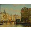 Image 1 : Wagemans, P.J.A. (1877-1957), canvas, City canal, signed b.r., dim. 30 x 40 cm. …