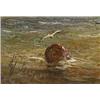 Image 3 : Prooyen, A. J. van (1834-1898), panel, Rowboat and sailboats on sea, signed b.r., dim. 18 x 25 cm…