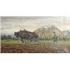Image 1 : Gouwe, A.H. (1875-1965), canvas, Plowing horses, signed lower right, dated 1916, dim. 75 x 43 cm.…