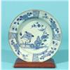 Image 3 : Four Chinese plates, 18th century (1 plate damaged, two plates with chips on edge, 1 plate intact…