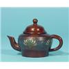 Image 1 : Chinese cloisonné teapot, ca. 1920, h. 9 cm., l. 12 cm. …