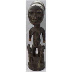 Large Wood African Woman