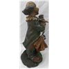 Image 4 : Large Bronze Figure of Clown with 2 Puppies