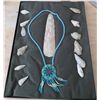 Image 1 : Frame of Native American Necklace and Points