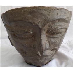 Chinese Stone Effigy Bowl