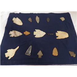 Frame of Native American Points